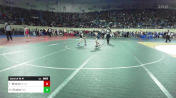 76 lbs Consi Of 16 #1 - Tevan Blalock, Shawnee Middle School vs Hixsen Brooks, Blanchard High School