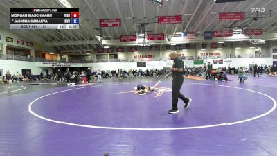 124 lbs Champ. Round 3 - Morgan Maschmann, Fort Hays State vs Jasmina Immaeva, Missouri Valley College