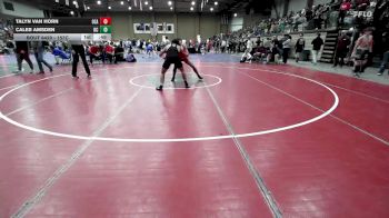 157C Cons. Round 1 - Caleb Amsden, Dowling Catholic vs Talyn Van Horn, Ozark