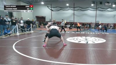 215 lbs Quarterfinal - Zack Morse, Lynnfield/N.Reading vs Xander Pizer, Scituate