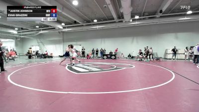 97 lbs Cons. Round 3 - Austin Johnson, M2 Training Center vs Evan Grazzini, Knights RTC