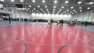 160 lbs Consi Of 32 #2 - Jayden Escalante, GA vs Hunter Pendergraft, VA