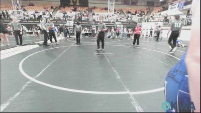 92 lbs Rr Rnd 2 - Ares Pearson, Timberwolves vs Ezekiel Boyd, Harrah Little League Wrestling