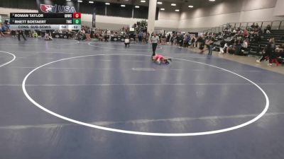 45 lbs Cons. Sub-semis - Roman Taylor, Greater Heights Wrestling Club vs Rhett Soetaert, Tonganoxie Wrestling Club