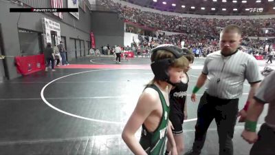 76 lbs Champ. Round 1 - Jaxton Groshek, Wittenberg-Birnamwood vs Tanner Jacobson, Waterford Youth Wrestling Club