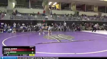 126 lbs Round 1 (8 Team) - Tyson Brown, Blair vs Jameal Agnew, Manhattan