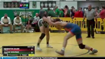 157 lbs Champ. Round 3 - Dalton Wolfrum, TINORA vs Remington Bauer, EDISON