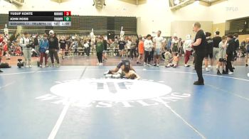 106 lbs Final - Yusuf Konte, Warhawks Wrestling Inc. - MSE vs John Ross, Triumph Blue - MSE