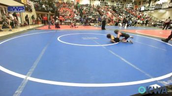 46 lbs Round Of 16 - Easton Weeks, Hulbert vs Hudson Teel, Sperry Wrestling Club