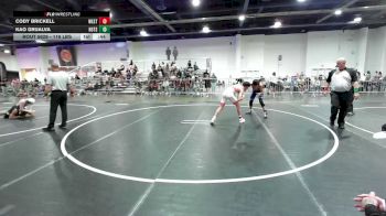 116 lbs Consi Of 8 #2 - Cody Brickell, Westside WC vs Kao Grijalva, Hotshots Wrestling