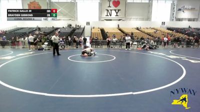 110 lbs Cons. Round 6 - Patrick Gallo Jr, Superior Wrestling Academy vs Brayden Gibbons, Club Not Listed