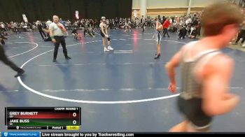 110 lbs Champ. Round 1 - Grey Burnett, OH vs Jake Buss, WI