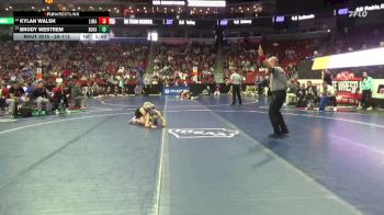 3A-113 lbs Champ. Round 1 - Brody Westrem, Bondurant-Farrar vs Kylan Walsh, Linn-Mar
