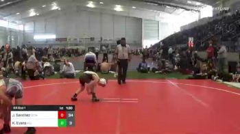 70 lbs Rr Rnd 1 - Jackson Sanchez, Dethrone vs Kellen Evans, Atc