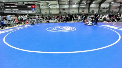 126 lbs Cons. Rd Of 16 - Crew Lambro, Mat Demon Wrestling Club vs Landyn Fincher