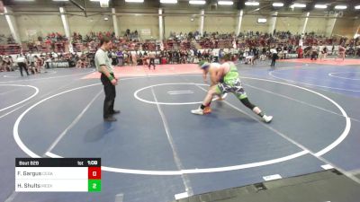 215 lbs Semifinal - Frankie Gargus, Cedarege vs Hayden Shults, Meeker