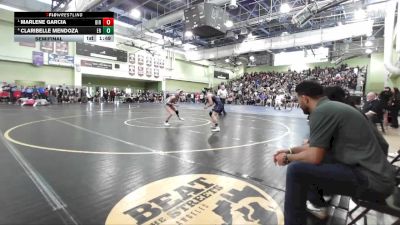 100 lbs Semifinal - Marlene Garcia, BIRMINGHAM vs Claribelle Mendoza, EAGLE ROCK