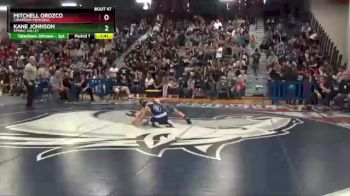 120 lbs Quarterfinal - Mitchell Orozco, Cimarron-Memorial vs Kane Johnson, Spring Valley