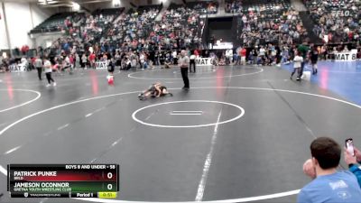 58 lbs Cons. Round 2 - Patrick Punke, BRLD vs Jameson OConnor, Gretna Youth Wrestling Club