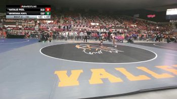 155 lbs Champ. Round 1 - Natalie Peel, Wellsville HS vs Montana Kayl, Chapman HS