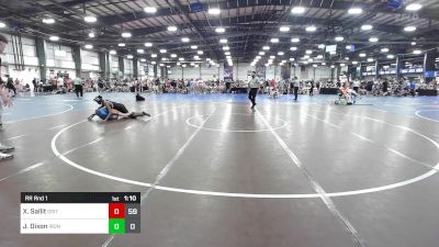 135 lbs Rr Rnd 1 - Xyler Sallit, Grit Mat Club Blue vs Jonah Dixon, Iron Faith Wrestling