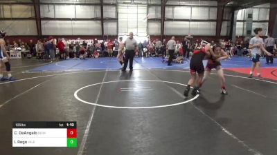 105 lbs Quarterfinal - Cole DeAngelo, Berkeley vs Ivan Rego, Yale Street