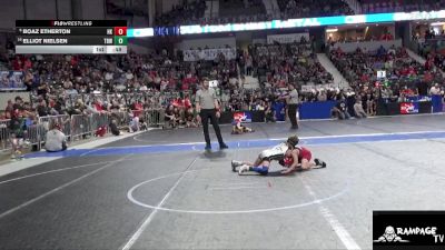 64 lbs Cons. Round 1 - Elliot Nielsen, The Best Wrestler vs Boaz Etherton, Hoxie Kids