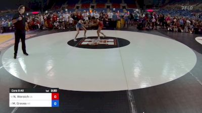 95 lbs Cons 8 #2 - Navjot Waraich, CA vs Mackenzie Graves, AR