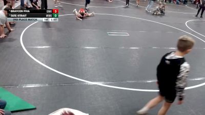 84 lbs 3rd Place Match - Braycen Piva, Challis Blackheart Wrestling Club vs Tate Strait, Marsh Valley Wrestling Club