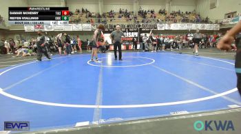 126 lbs Consi Of 4 - Damari McHenry, Tulsa North Mabee Stampede vs Reiyen Stallings, Checotah Matcats