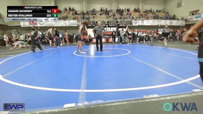 126 lbs Consi Of 4 - Damari McHenry, Tulsa North Mabee Stampede vs Reiyen Stallings, Checotah Matcats