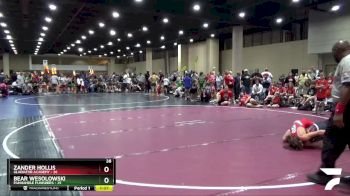 100 lbs Round 4 (6 Team) - Zander Hollis, Gladiator Academy vs Bear Wesolowski, Panhandle Punishers