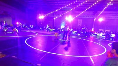 49 lbs Quarterfinal - Thomas Caro V, Team Aggression vs Cain Yellowhair, Rez Kids