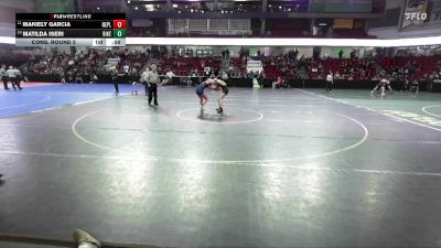 120 lbs Cons. Round 5 - Makiely Garcia, New Plymouth vs Matilda Iseri, Bishop Kelly