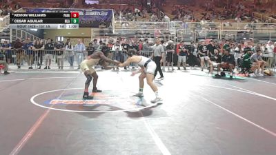 157 1A 3rd Place Match - Kevion Williams, Palm Bay vs Cesar Aguilar, Mater Lakes Academy