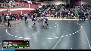 132 lbs Quarterfinal - Nain Garcia Perez, Desert Pines vs Kailer Rhea, Durango