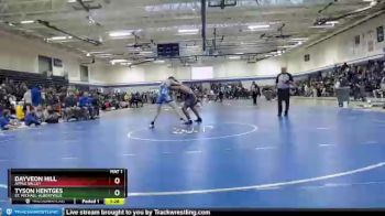 195 lbs Champ. Round 2 - Tyson Hentges, St. Michael-Albertville vs Dayveon Hill, Apple Valley