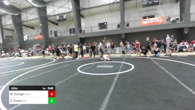 58 lbs Rr Rnd 1 - Meztli Zuniga, Team Aggression vs Zayden Cross, Independent