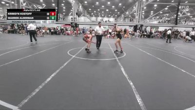 115 lbs Round 2 (10 Team) - Warren Alderman, Ohio Gold vs Krimsyn Kostoff, Dayton Bandits