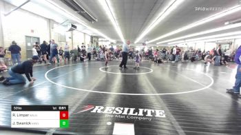 52 lbs Quarterfinal - Ryder Limpar, Walnutport vs Jeffrey Swanick, Hawley