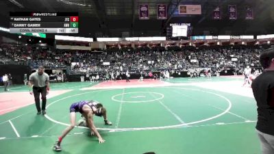 114 lbs Cons. Round 4 - Danny Gamer, AWRA vs Nathan Gates, JTCA