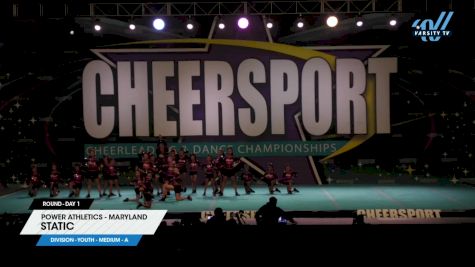 Power Athletics - Maryland - Static [2024 L1 Youth - Medium - A Day 1] 2024 CHEERSPORT National All Star Cheerleading Championship