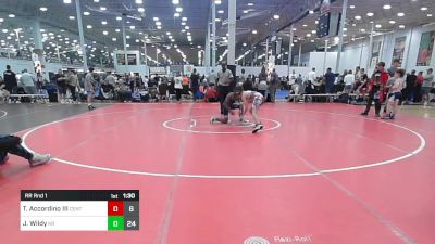 100 lbs Rr Rnd 1 - Thomas Accordino III, Centurion vs Justin Wildy, Kraken Red