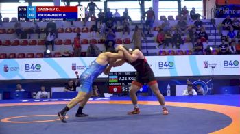 74 kg 1/8 Final - Dzhabrail Gadzhiev, Azerbaijan vs Orozobek Toktomambetov, Kyrgyzstan