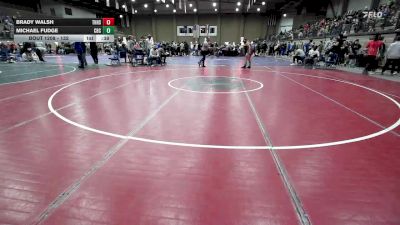 132 lbs Cons. Round 4 - Michael Fudge, Christian Brothers College vs Brady Walsh, Thompson
