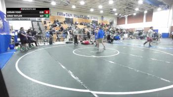 190 lbs Cons. Round 5 - Logan Vogt, Clovis West vs Cruz Taylor, Gilroy