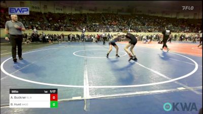 98 lbs Round Of 16 - Aislyn Buckner, El Reno Wrestling Club vs Breanna Hunt, Wagoner Heat