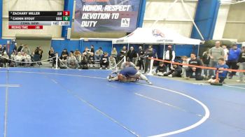 184 lbs Cons. Semi - Caden Stout, Coast Guard vs Zachary Miller, Johnson & Wales (ri)