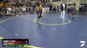 100 lbs Cons. Round 3 - Sabrina Alvarez, La Quinta vs Ruby Hubbard, Norwalk