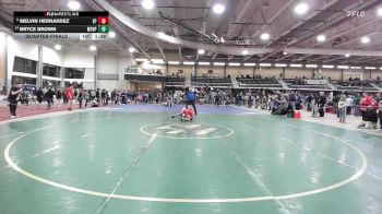 120 lbs Quarterfinal - Melvin Hernandez, East Providence vs Bryce Brown, Mt. Hope